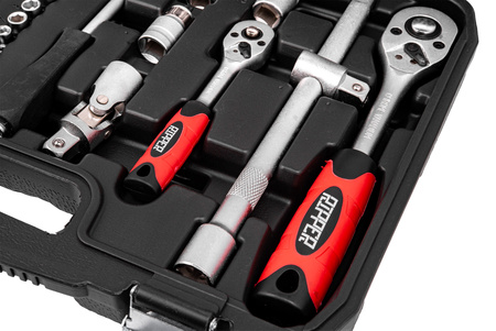 Zestaw kluczy nasadowych 94 elementy MAR-POL