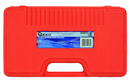 Przyrząd narzędzie ściągacz zestaw do montażu i demontażu zaworów głowicy GEKO