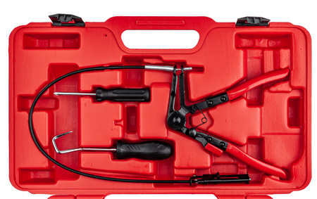 Szczypce do opasek taśmowych z długą linką 9 sztuk FALON-TECH