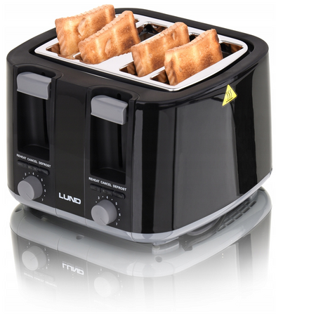 Toster opiekacz kanapek 7 poziomów 3 funkcyjny 4 kromki 1500w LUND 67501 YATO