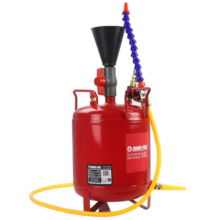 Pompa pneumatyczna do napełniania oleju w skrzyniach biegów + adaptery 13szt FALON-TECH