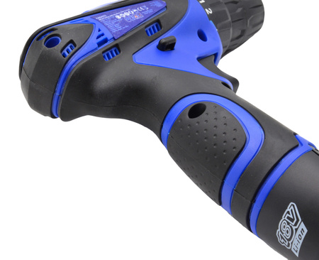 Wiertarko-wkrętarka akumulatorowa 18V +adaptery (2xAkumulator) GEKO