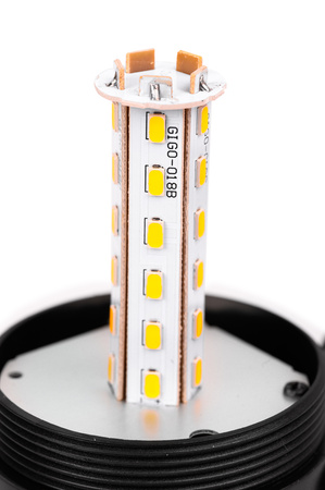 Lampa LED światło ostrzegawcze kogut magnes do samochodu lawety 10-110V 15W MAR-POL