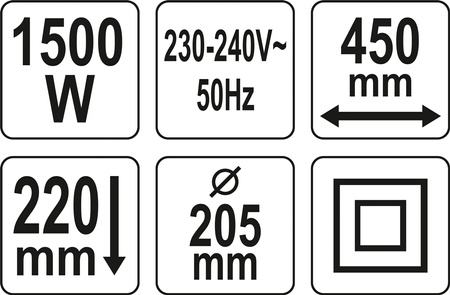 Glebogryzarka elektryczna kultywator 1500 w 40 cm YT-84850 YATO