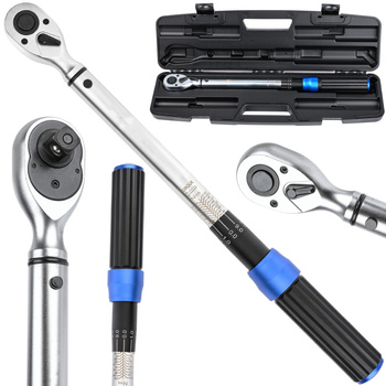 Klucz dynamometryczny dwustronny z certyfikatem 1/2" 530mm 40-220Nm FORSAGE