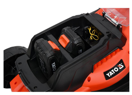 Kosiarka ogrodowa do trawy akumulatorowa 36V 2x2Ah 34cm YT-85220 YATO