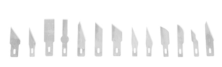 Skalpele zestaw 13 ostrzy metal FALON-TECH