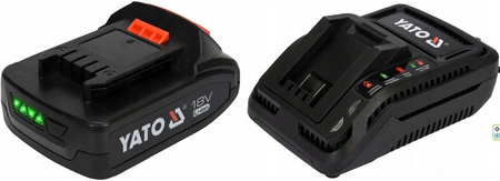 Nożyce elektryczne akumulatorowe do trawy krzewów żywopłotu 18V YT-828355 YATO