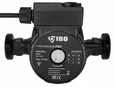 Pompa cyrkulacyjna obiegowa do pieca C.O. OHI 25-40/180 PRO IBO