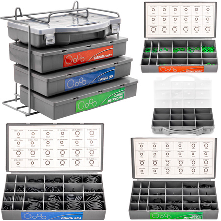 Oringi uszczelki uszczelka metryczne 900 szt. HNBR SEA GEKO
