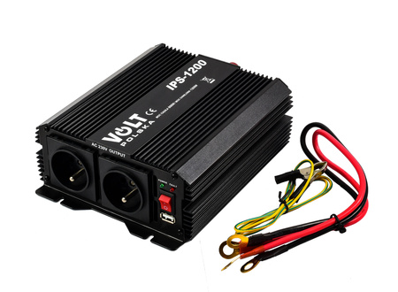 Przetwornica napięcia prądu IPS-1200 (12V/230V/1200W) VOLT POLSKA