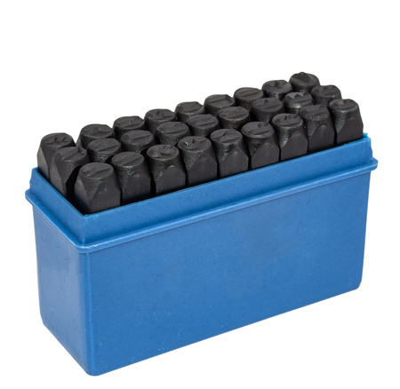 Znaczniki numeratory (cyfry + litery) 36el 8mm GEKO