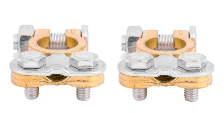 Klemy akumulatora samozaciskowe 600A mosiężne FALON-TECH