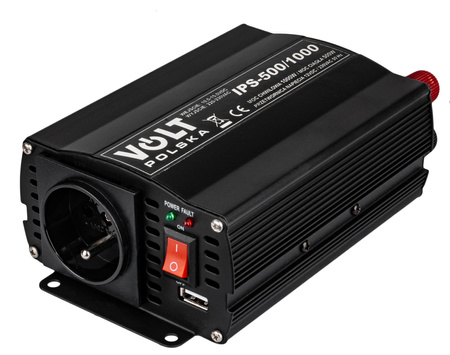 Przetwornica napięcia prądu IPS-1000 (12V/230V/1000W) VOLT POLSKA