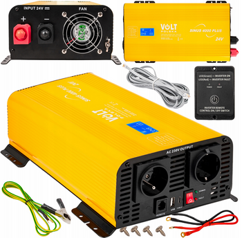 Przetwornica napięcia prądu SINUS 4000 PLUS (24V/230V 2000/4000W) VOLT POLSKA