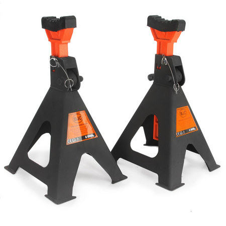 2x kobyłki 6T samochodowe podstawki podpory warsztatowe do podnośnika żaba BJC
