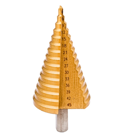 Wiertło stożkowe stopniowe tytanowe HSS 4-45 mm SILVER