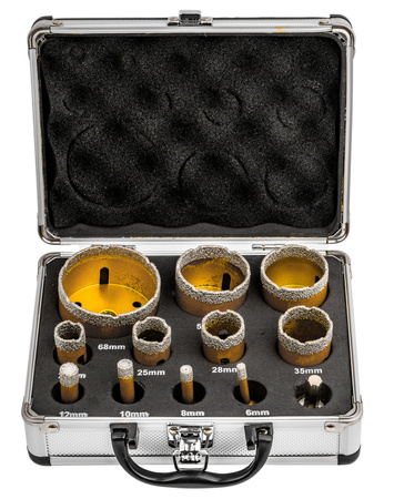 Zestaw otwornic diamentowych 11el FALON-TECH