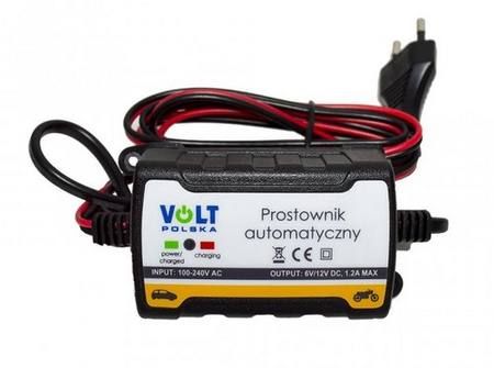 Prostownik ładowarka do akumulatora 6-12V 1.2A AUTO VOLT POLSKA