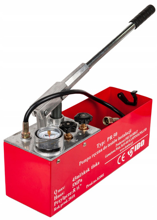 Pompa ręczna do prób ciśnień instalacji IBO PRO-50