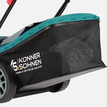 Kosiarka elektryczna do trawy z koszem mocna 1800w 40L 3250 obr/min KS 42LM Könner & Söhnen