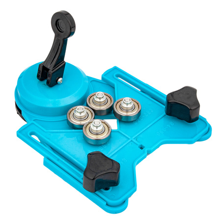 Prowadnica przyssawka przymiar szablon do otwornic wiertła glazury GEKO