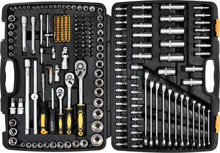 Zestaw narzędziowy 1/2" 1/4" 3/8" 216el. 58700 VOREL YATO