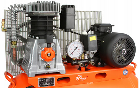 Kompresor olejowy sprężarka 200l profesjonalny 11 bar cichy BJC