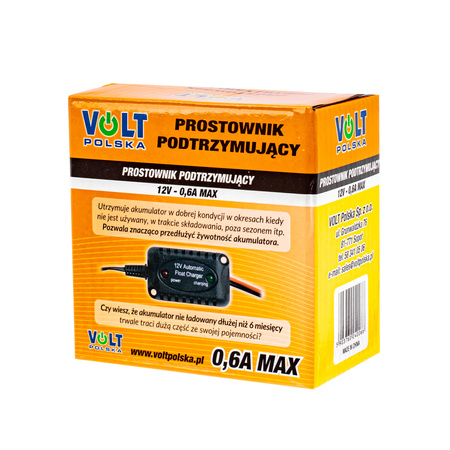 Ładowarka prostownik podtrzymujący 0,6A 12 V Volt Polska