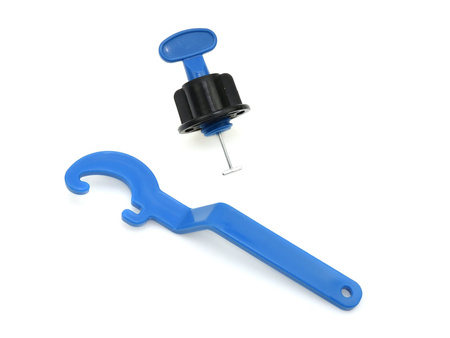 System poziomowania płytek 50szt. klipsy + klucz GEKO