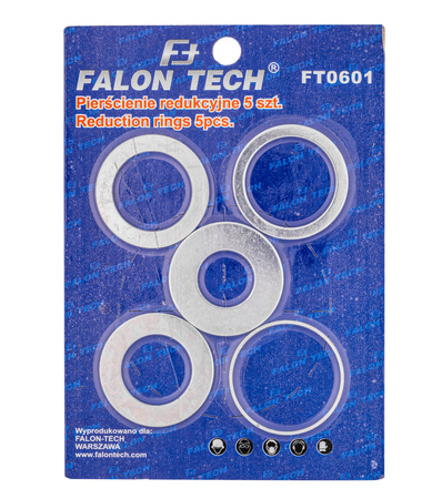 Pierścienie redukcyjne do tarcz 32-16mm 5szt. FALON-TECH