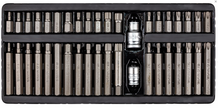 Zestaw Klucze Nasadowe 94el + Bity Torx 40el YATO + Płasko-oczkowe 12el