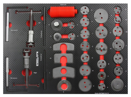 Profesjonalna Szafka Narzędziowa Wózek Warsztatowy 7 szuflad 306 el BJC