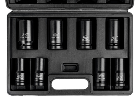 Zestaw nasadki udarowe nasadowe do klucz pneumatyczny 3/4" 17-32 mm 8el MAR-POL