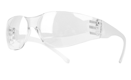 Okulary ochronne bezbarwne przeciwodpryskowe gogle robocze BHP ISMA