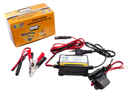 Prostownik ładowarka do akumulatora 6-12V 1.2A AUTO VOLT POLSKA