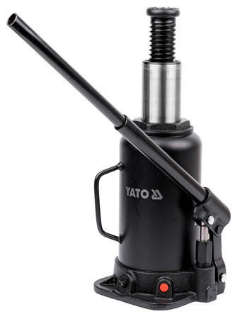 Podnośnik hydrauliczny słupkowy butelkowy samochodowy lewarek 20T YT-17007 YATO