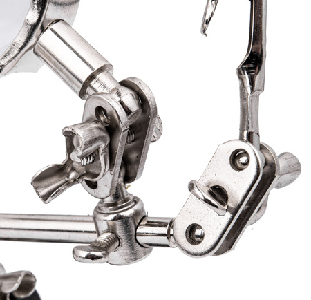 Uchwyt do prac precyzyjnych typu "trzecia ręka" z lupą GEKO