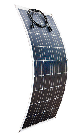 Zestaw solarny fotowoltaiczny FLEXI elastyczny 100W 12V (Panel solarny 100W, Regulator napięcia 10A) VOLT POLSKA
