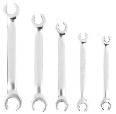 Klucze otwarte oczkowe zestaw do przewodów hamulcowych CR-V 5el 8-19mm JCB