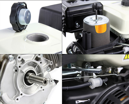 Silnik spalinowy GX390 wał 25mm 15KM do zagęszczarki starter elektryczny MAR-POL