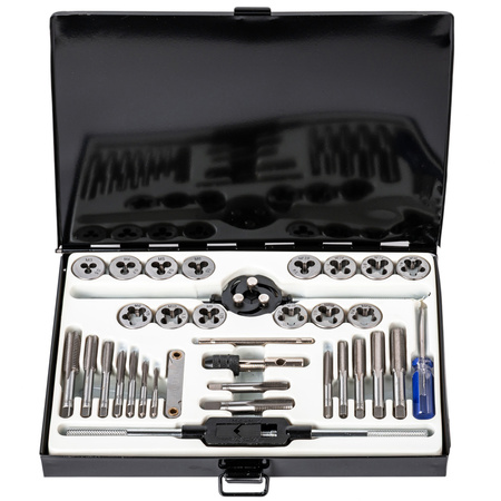 Zestaw narzynki gwintowniki kalibrowniki 33 szt M3-M12 walizka SCHEPPACH