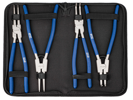 Szczypce okrągłe segera 13" 325mm zestaw 4el duże do pierścieni seegera FALON-TECH