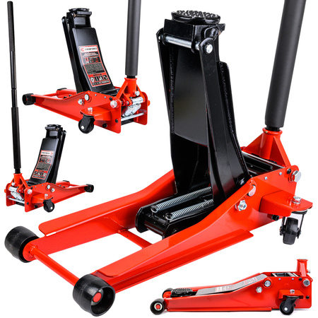 Podnośnik hydrauliczny samochodowy niskoprofilowy 75mm lewarek żaba 3T EVERFORCE