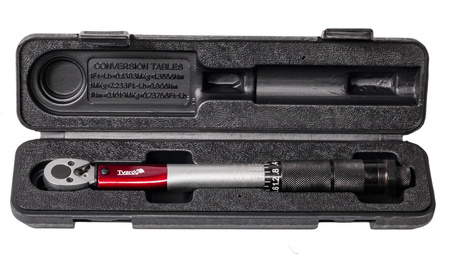 Klucz dynamometryczny 1/4" 270 mm 5-25 Nm TVARDY