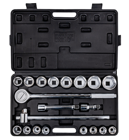 Klucze nasadowe do TIR-ów, maszyn rolniczych 3/4" 21 sztuk FALON-TECH