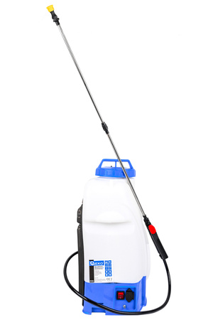 Opryskiwacz akumulatorowy ciśnieniowy plecakowy elektryczny 4 dysze 20l GEKO