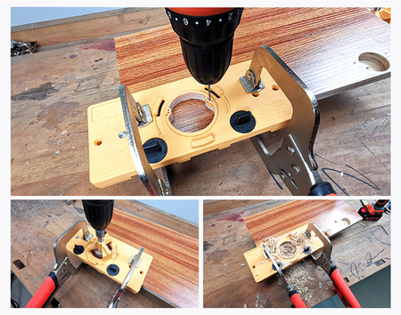 Szablon do wiercenia otworów pod zawiasy 15-35 FALON TECH