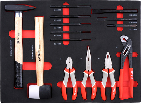 Wózek szafka serwisowa z narzędziami YT-55290 211 el YATO