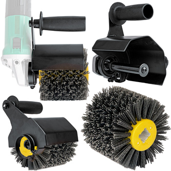 Przystawka na szlifierkę do szlifowania satyniarka M14 + szczotka nylonowa FALON-TECH